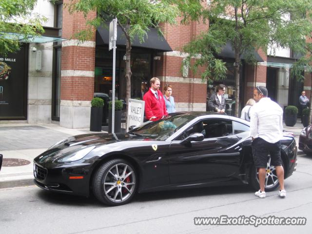 Ferrari California spotted in Toronto, Canada