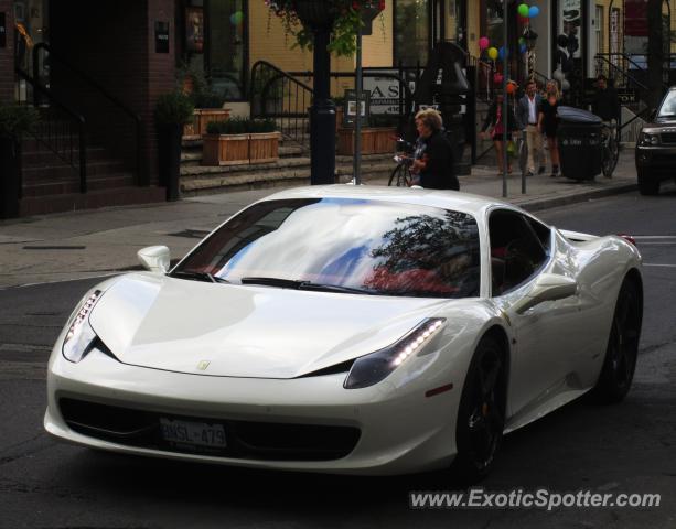 Ferrari 458 Italia spotted in Toronto, Canada