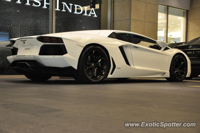 Lamborghini Aventador spotted in Bukit Bintang KL, Malaysia