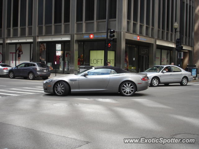 Aston Martin DB9 spotted in Chicago, Illinois