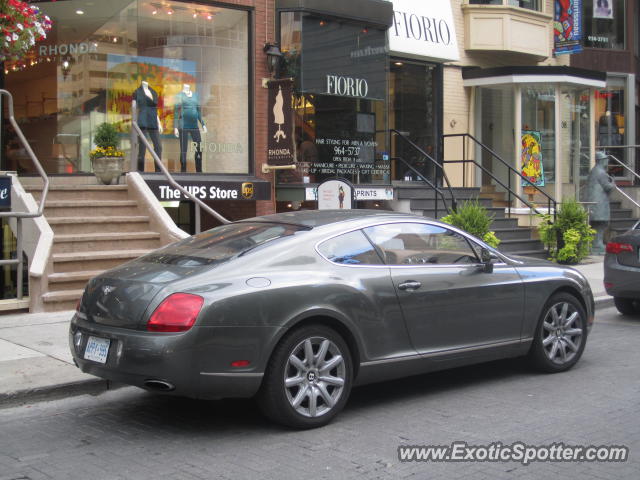 Bentley Continental spotted in Toronto, Canada