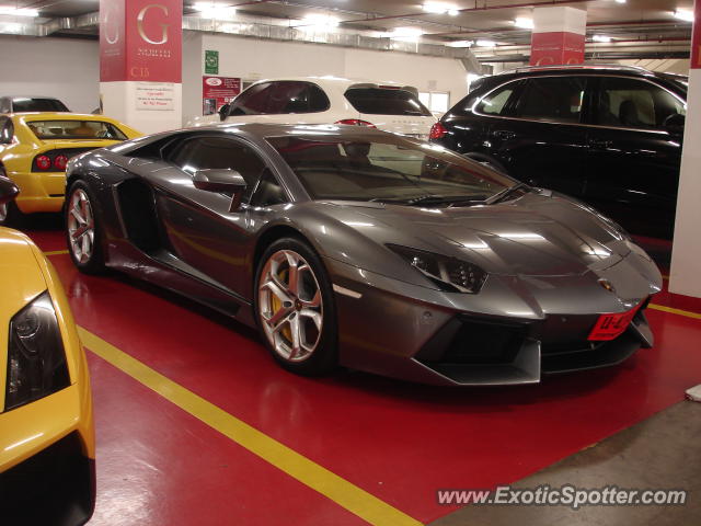 Lamborghini Aventador spotted in Bangkok, Thailand