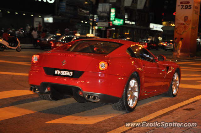 Ferrari 599GTB spotted in Bukit Bintang KL, Malaysia