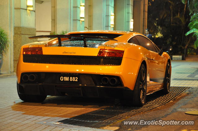 Lamborghini Gallardo spotted in Bukit Bintang KL, Malaysia