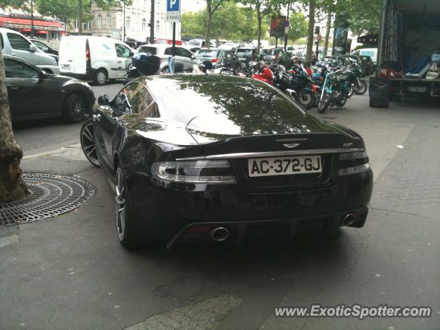 Aston Martin DBS spotted in Paris, France