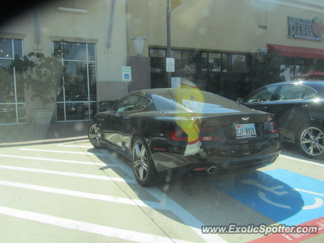 Aston Martin DB9 spotted in Dallas, Texas