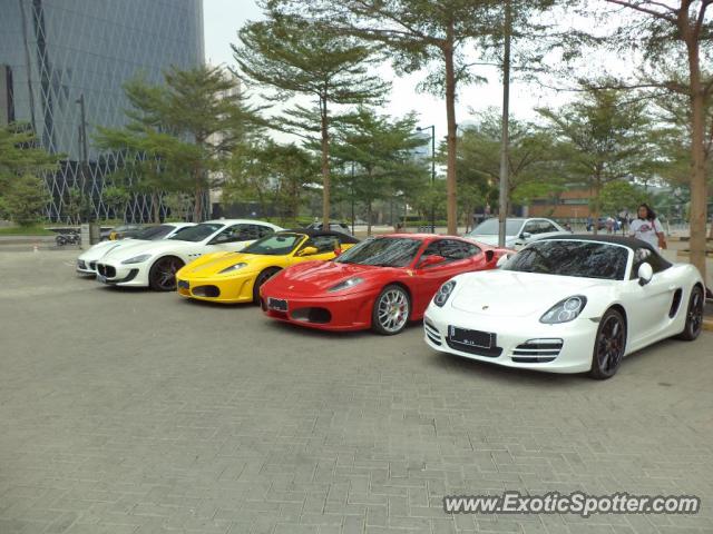 Ferrari F430 spotted in Jakarta, Indonesia