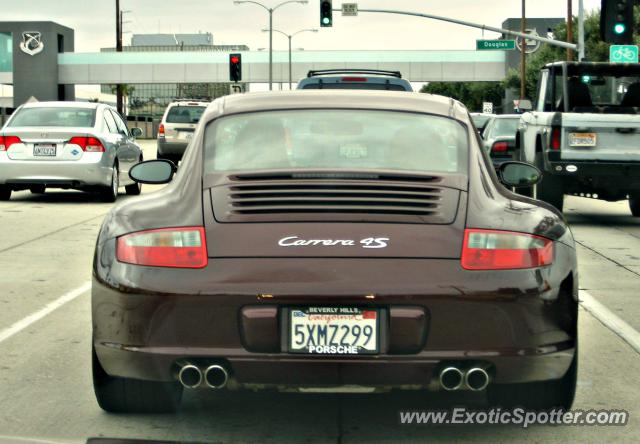 Porsche 911 spotted in Los Angeles, California