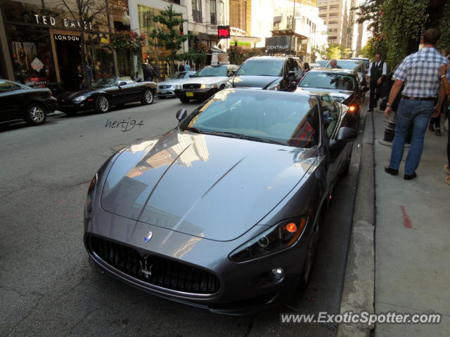 Maserati GranCabrio spotted in Chicago, Illinois