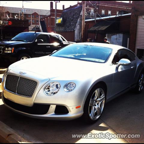 Bentley Continental spotted in West Lafayette, Indiana