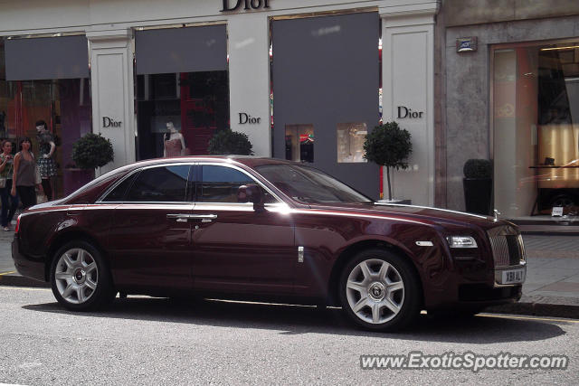 Rolls Royce Ghost spotted in London, United Kingdom