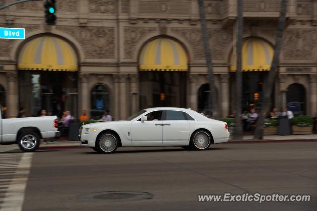 Rolls Royce Ghost spotted in Beverly Hills, California