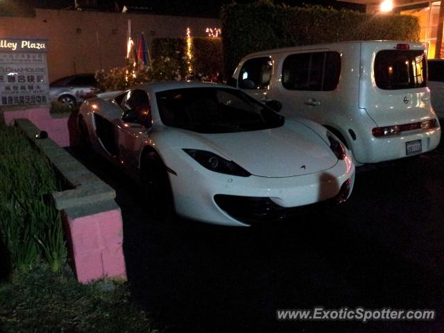 Mclaren MP4-12C spotted in San Gabriel, California