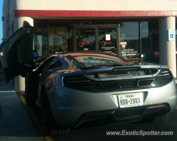 Mclaren MP4-12C spotted in San Antonio, Texas