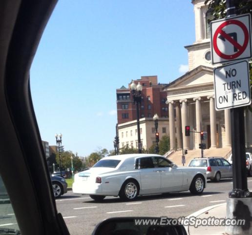 Rolls Royce Phantom spotted in Washington D.C., Virginia