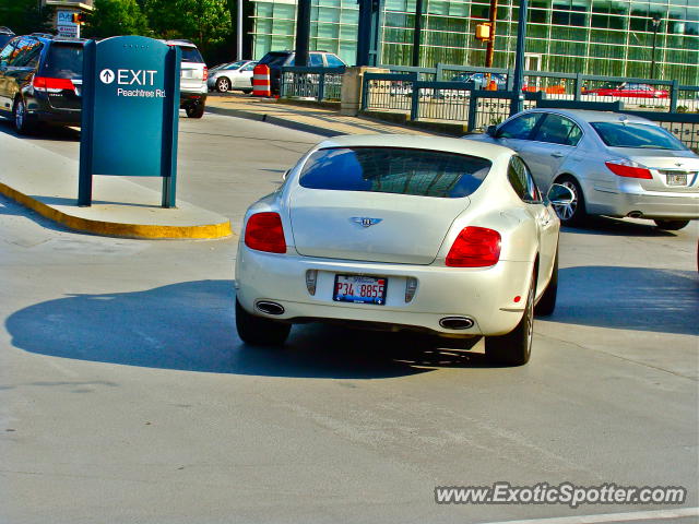 Bentley Continental spotted in Buckhead, Georgia