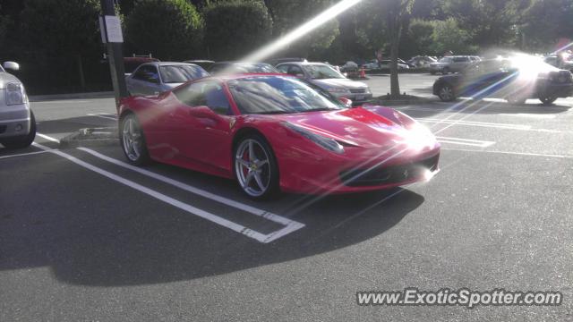 Ferrari 458 Italia spotted in Manhasset, New York