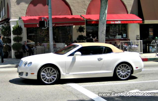 Bentley Continental spotted in Beverly Hills, California