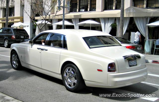 Rolls Royce Phantom spotted in Beverly Hills, California