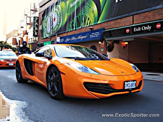 Mclaren MP4-12C spotted in Toronto, Canada