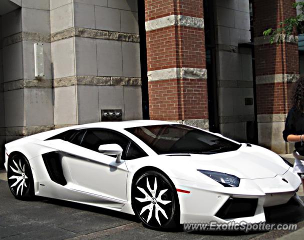 Lamborghini Aventador spotted in Toronto, Canada