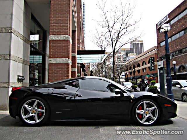 Ferrari 458 Italia spotted in Toronto, Canada