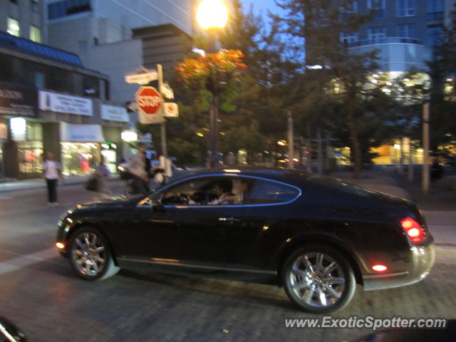 Bentley Continental spotted in Toronto, Canada