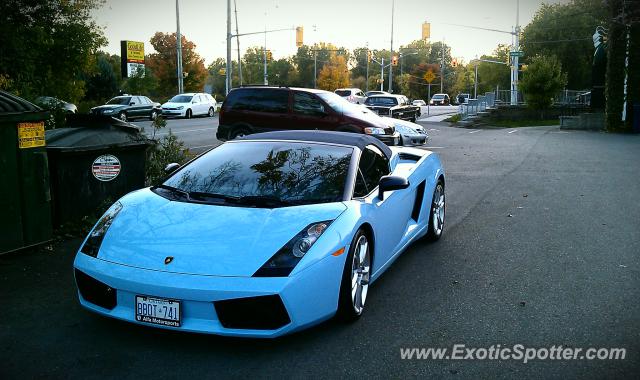 Lamborghini Gallardo spotted in London, Ontario, Canada