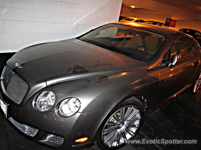 Bentley Continental spotted in Toronto, Canada