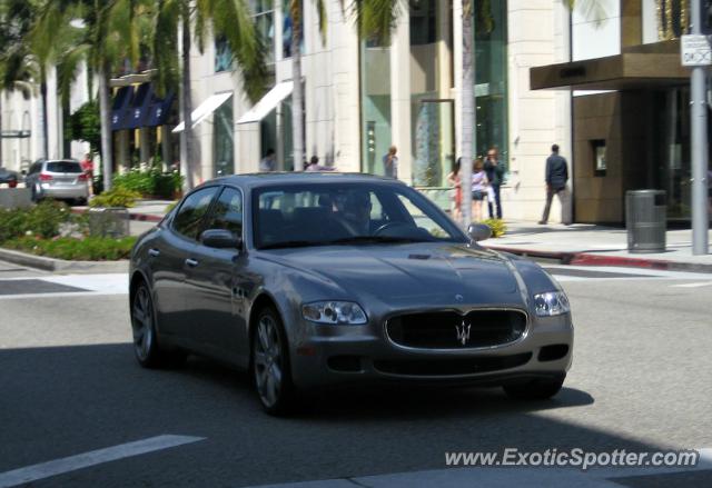 Maserati Quattroporte spotted in Beverly Hills, California