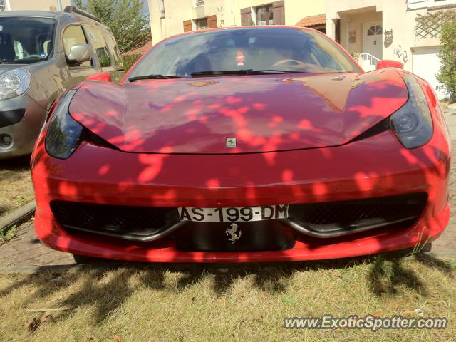 Ferrari 458 Italia spotted in Pontault-Combaul, France