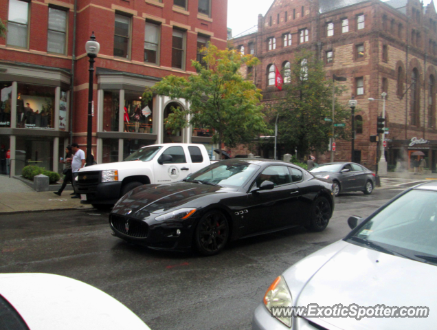 Maserati GranTurismo spotted in Boston, Massachusetts