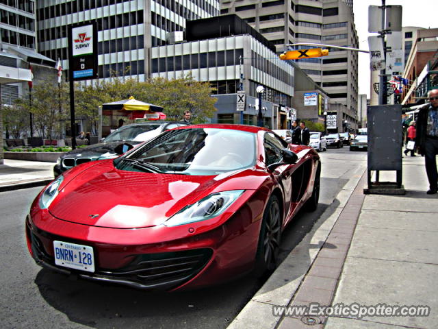 Mclaren MP4-12C spotted in Toronto, Canada