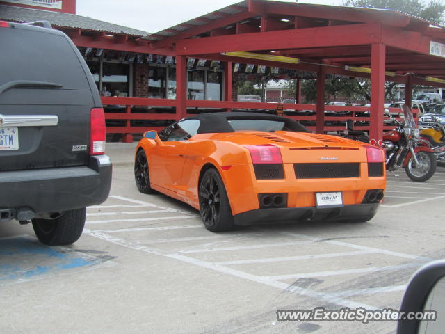 Lamborghini Gallardo spotted in Dallas, Texas