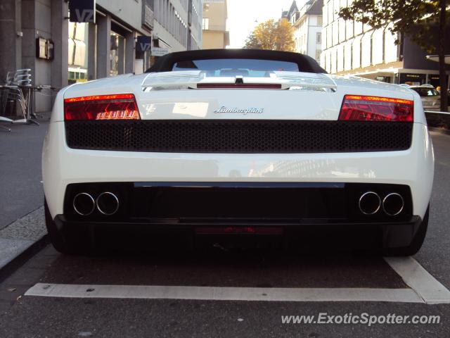 Lamborghini Gallardo spotted in Zurich, Switzerland