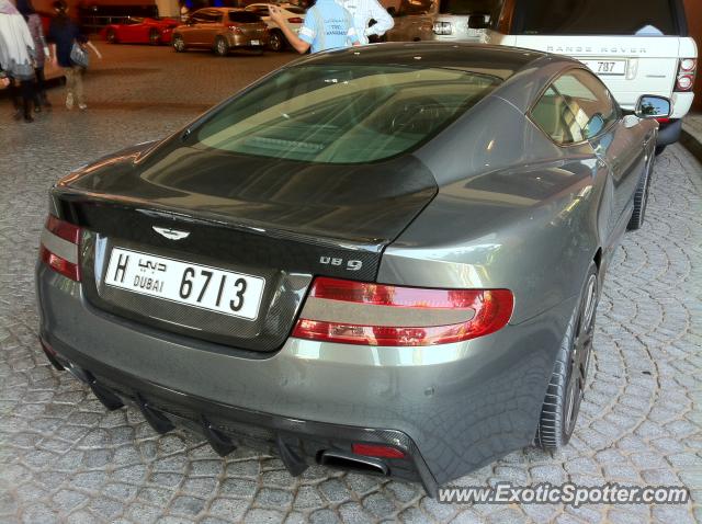 Aston Martin DB9 spotted in Dubai, United Arab Emirates