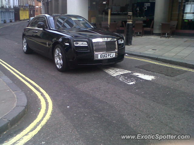 Rolls Royce Ghost spotted in London, United Kingdom