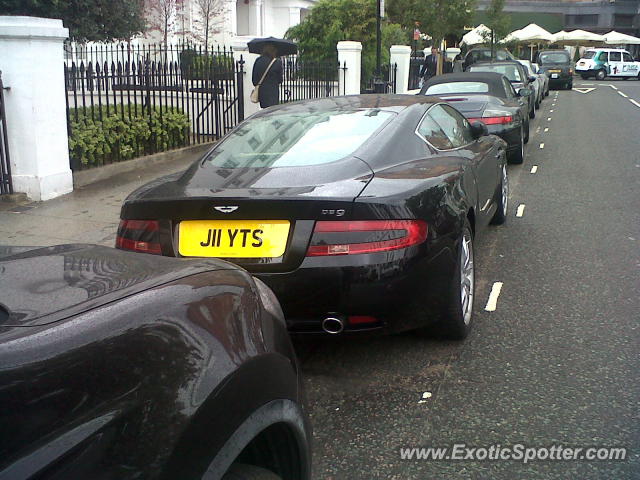 Aston Martin DB9 spotted in London, United Kingdom