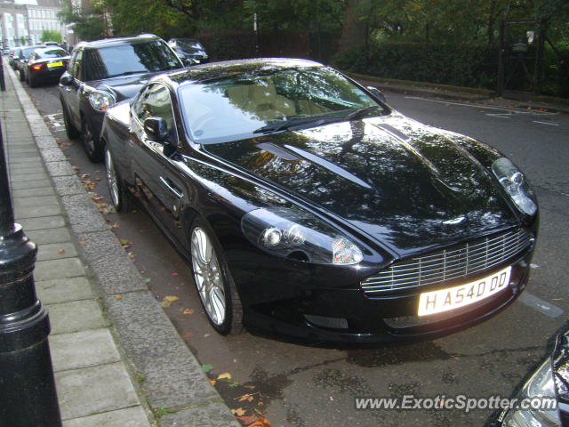 Aston Martin DB9 spotted in London, United Kingdom