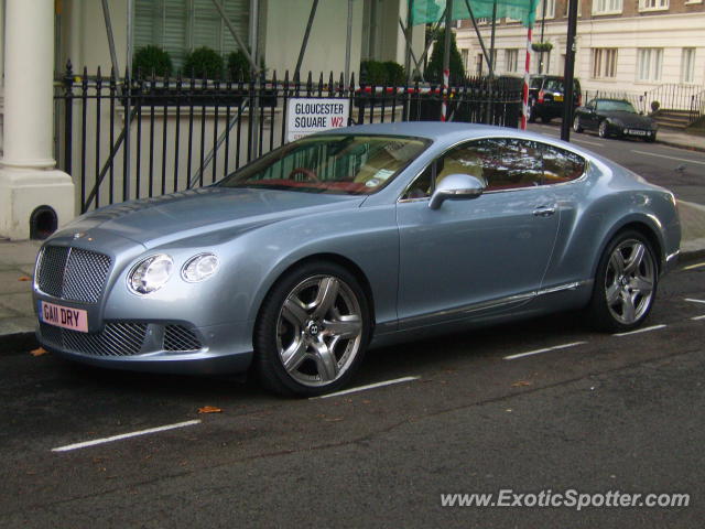 Bentley Continental spotted in London, United Kingdom