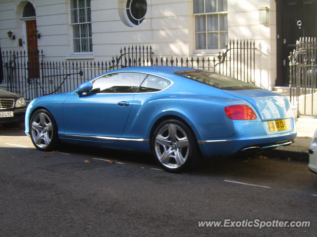 Bentley Continental spotted in London, United Kingdom