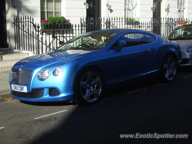 Bentley Continental spotted in London, United Kingdom