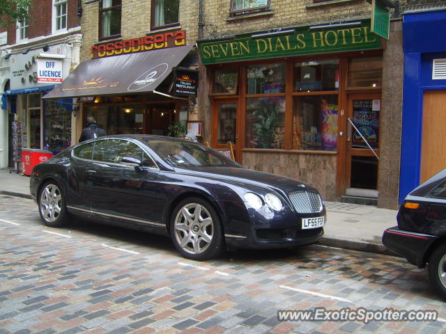 Bentley Continental spotted in London, United Kingdom