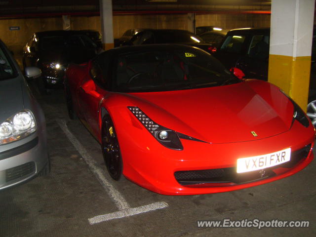 Ferrari 458 Italia spotted in London, United Kingdom