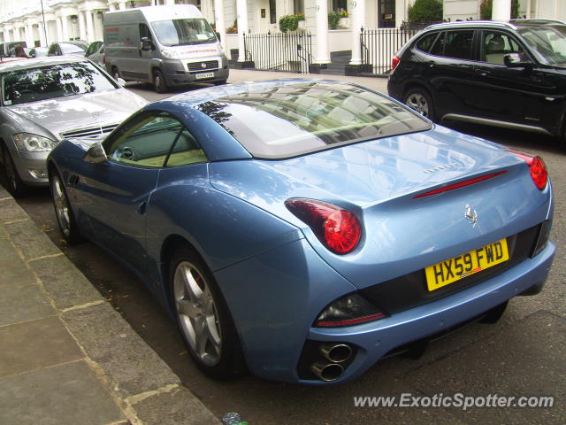 Ferrari California spotted in London, United Kingdom