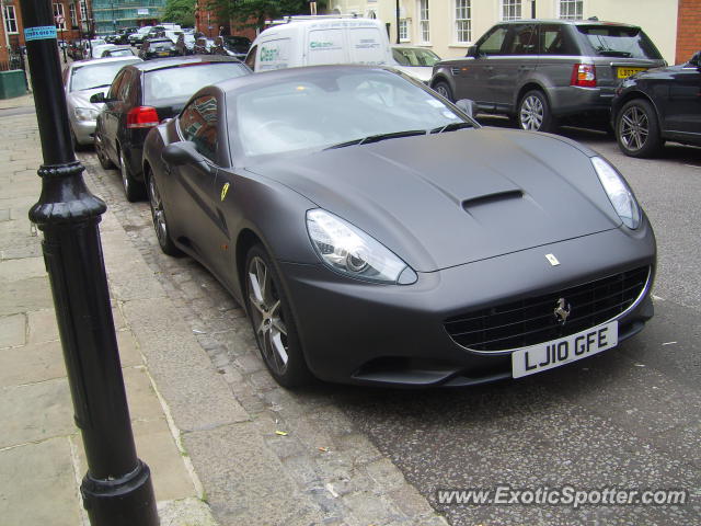 Ferrari California spotted in London, United Kingdom