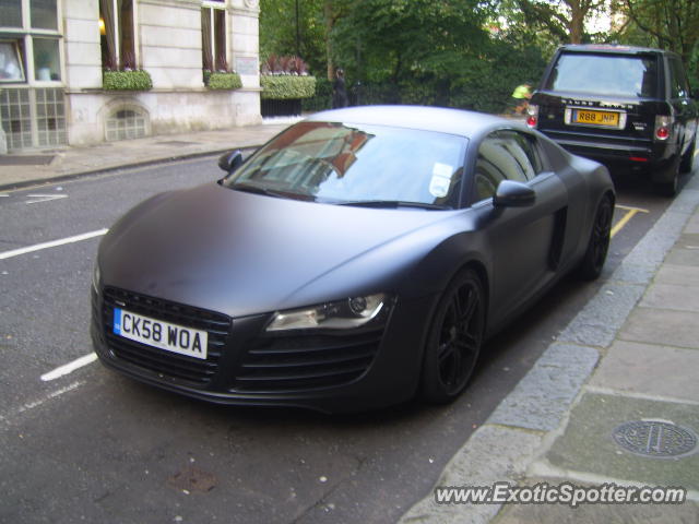 Audi R8 spotted in London, United Kingdom