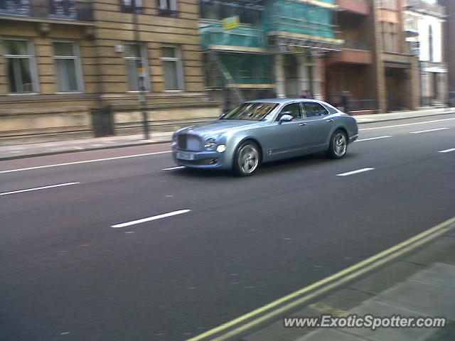 Bentley Mulsanne spotted in London, United Kingdom