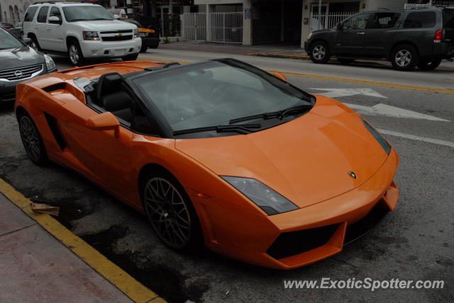 Lamborghini Gallardo spotted in South Beach, Florida