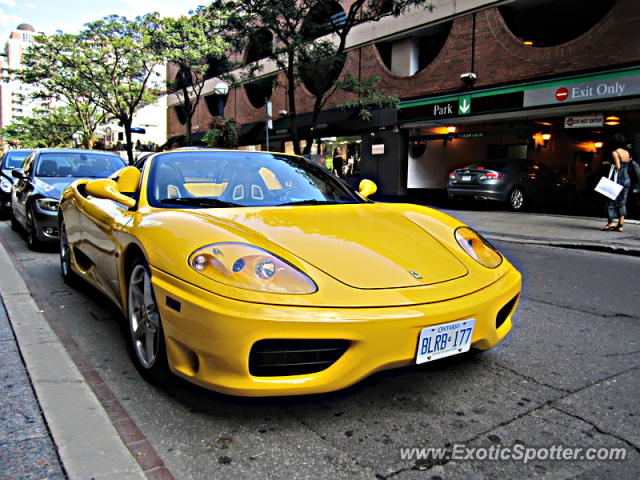 Ferrari 360 Modena spotted in Toronto, Canada